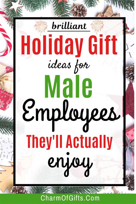 christmas gift ideas for male employees